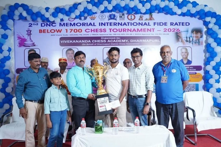 Raj Aryan prevails at 2nd DNC Memorial Below 1700 Rating Tournament 2026