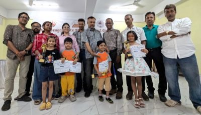 Shivansh Basu and Aaditri Majumdar are West Bengal State Under-7 Open and Girls 2026 Champions