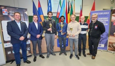 Muthaiah Al clear first at Lyon Henri Rinck International Open 2026