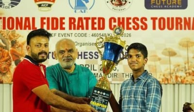 Goutham Krishna perfect at Future Chess Academy’s Rapid Rating Open 2026