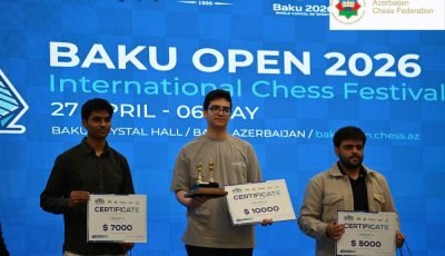 Sina Movahed clear first at Baku Open 2026, Ajay Santhosh Parvathareddy second