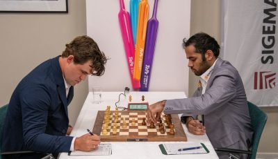 31st TePe Sigeman & Co. 2026 R1: Arjun Erigaisi draws against Magnus Carlsen