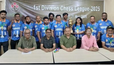 Shrayan Majumder and Rahul Sangma win 1st Division League 2025 for City Club