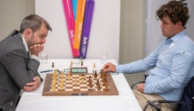 31st TePe Sigeman & Co. 2026 R2: Arjun draws again, Carlsen scores