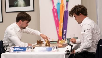 31st TePe Sigeman & Co. 2026 R4: Jorden van Foreest vandalises Magnus Carlsen
