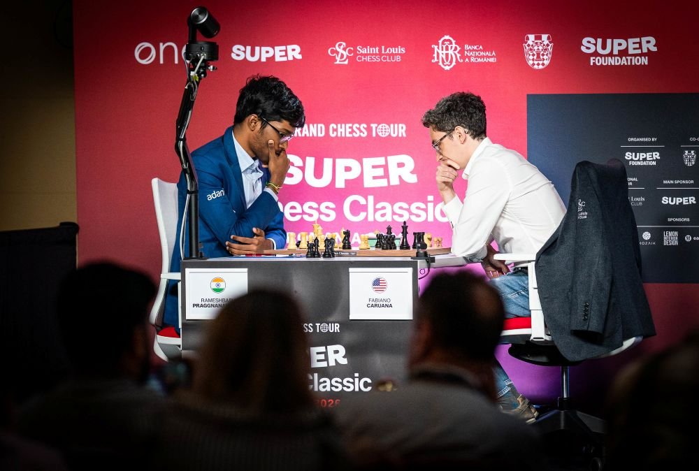 H3 Drawing File GCT Super Chess Classic 2026: Sindarov stuns Keymer, shakes up the ...