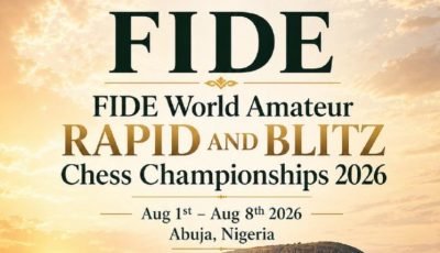 FIDE World Amateur Rapid and Blitz Championships 2026 will take place in Nigeria