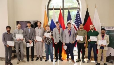 Samuel Sevian wins 7th Stepan Avagyan Memorial 2026, Nihal Sarin third