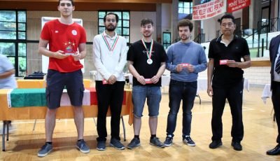 Gabriele Lumachi wins 4th Montevecchia Over 20 Above 1850 Rating 2026, Himal Gusain second