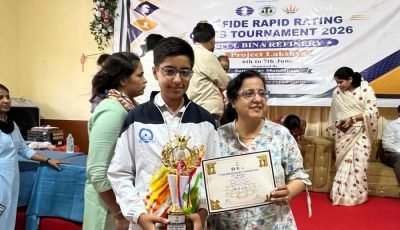 Jagreet Mishra dominates 2nd BPCL Bina Refinery Rapid Rating Open 2026