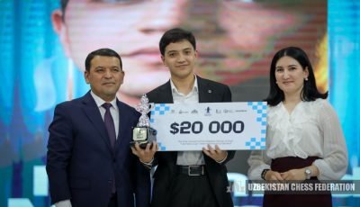 Mukhiddin Madaminov wins 3rd UzChess Cup Masters 2026 with a 2791 performance