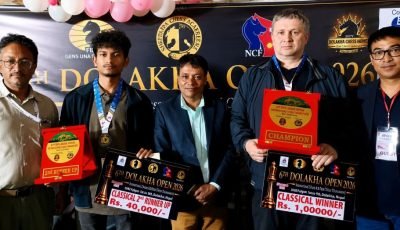 Petr Kiriakov wins 6th Dolakha Open 2026, Arpan Das second