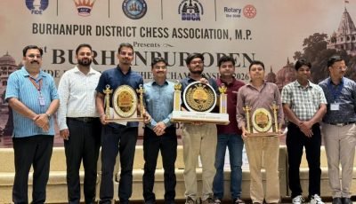 Anuj Shrivatri prevails at 1st Burhanpur Rapid Rating Open 2026