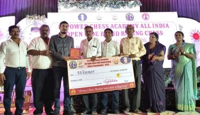 Saurabh Anand superb at 1st Power Chess Academy Rapid Rating Open 2026