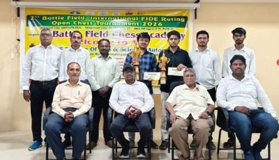 Tarun V triumphs at 2nd Battle Field Rating Open 2026