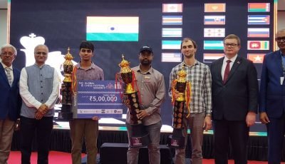 Iniyan Pa dominates 360 One Masters 2026 with a 2699 performance, Ajay Santhosh Parvathareddy third