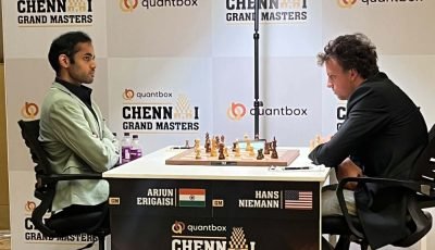 Quantbox Chennai Grand Masters 2026: Arjun Erigaisi wins a wild battle against Hans Niemann
