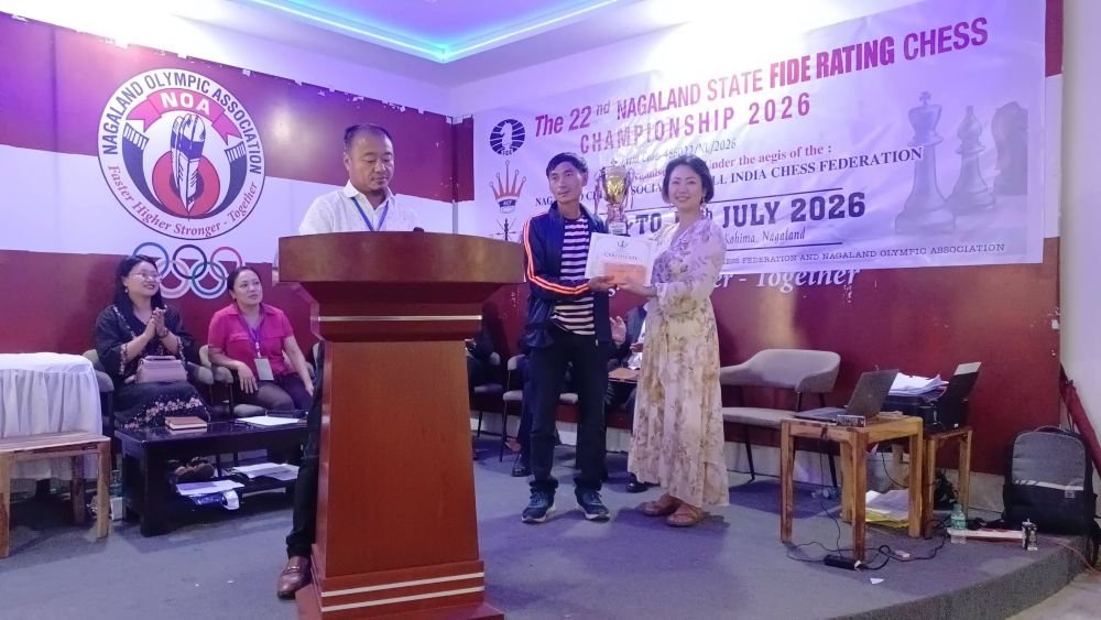 Kevilekho Zumvu clinches 22nd Nagaland State Rating Championship 2026