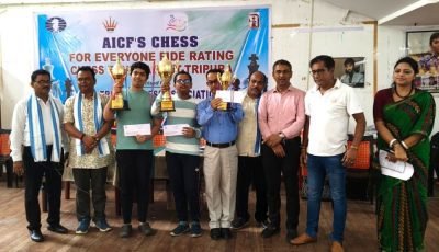 Shibantak Saha wins AICF Chess for Everyone Rating Open 2026 Tripura