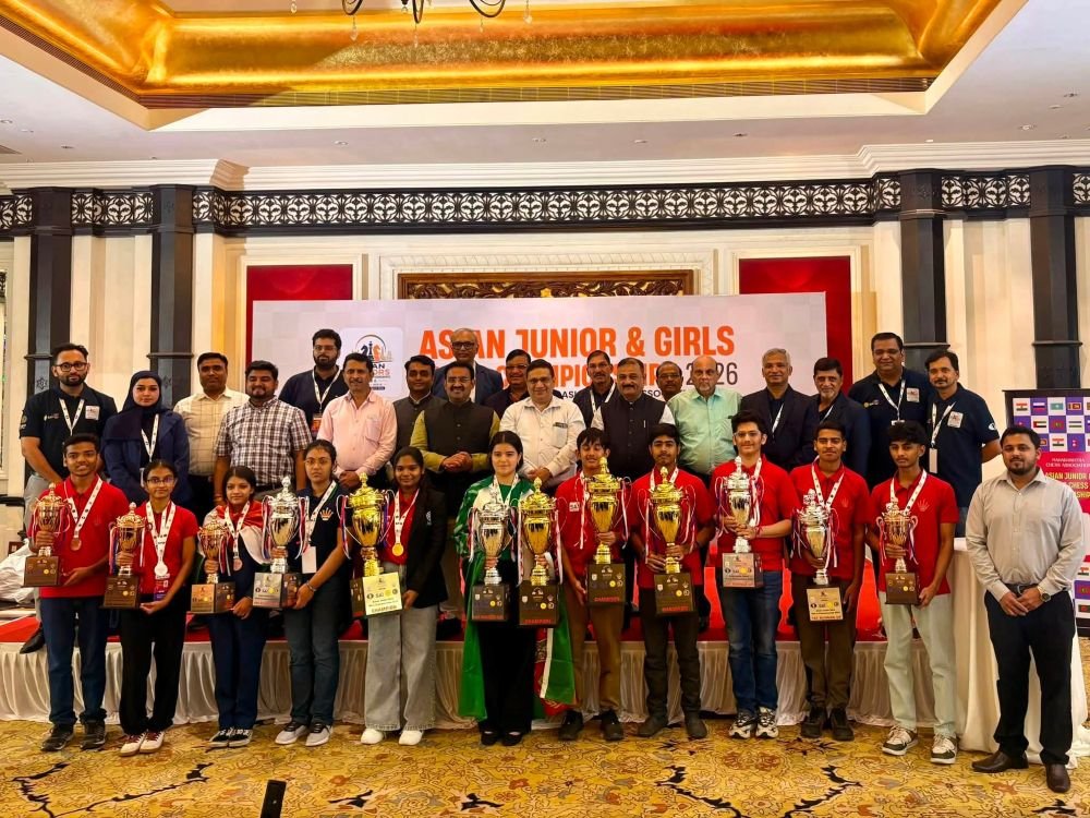Lala Shohradova wins Gold, Pratitee Bordoloi Silver and Prishita Gupta Bronze at Asian Junior Rapid Girls 2026