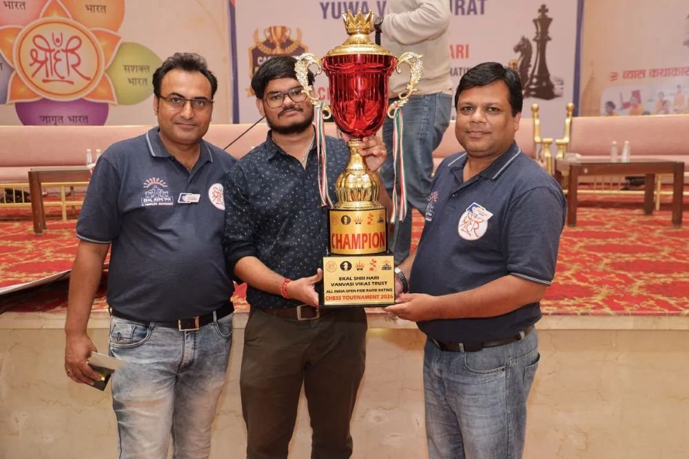 Anuj Shrivatri wins 1st Ekal Shrihari Rapid Rating Open 2026
