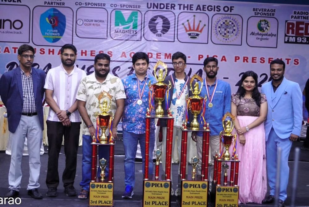 Diptayan Ghosh dominates PICA Chess Festival Rapid Rating Open 2026