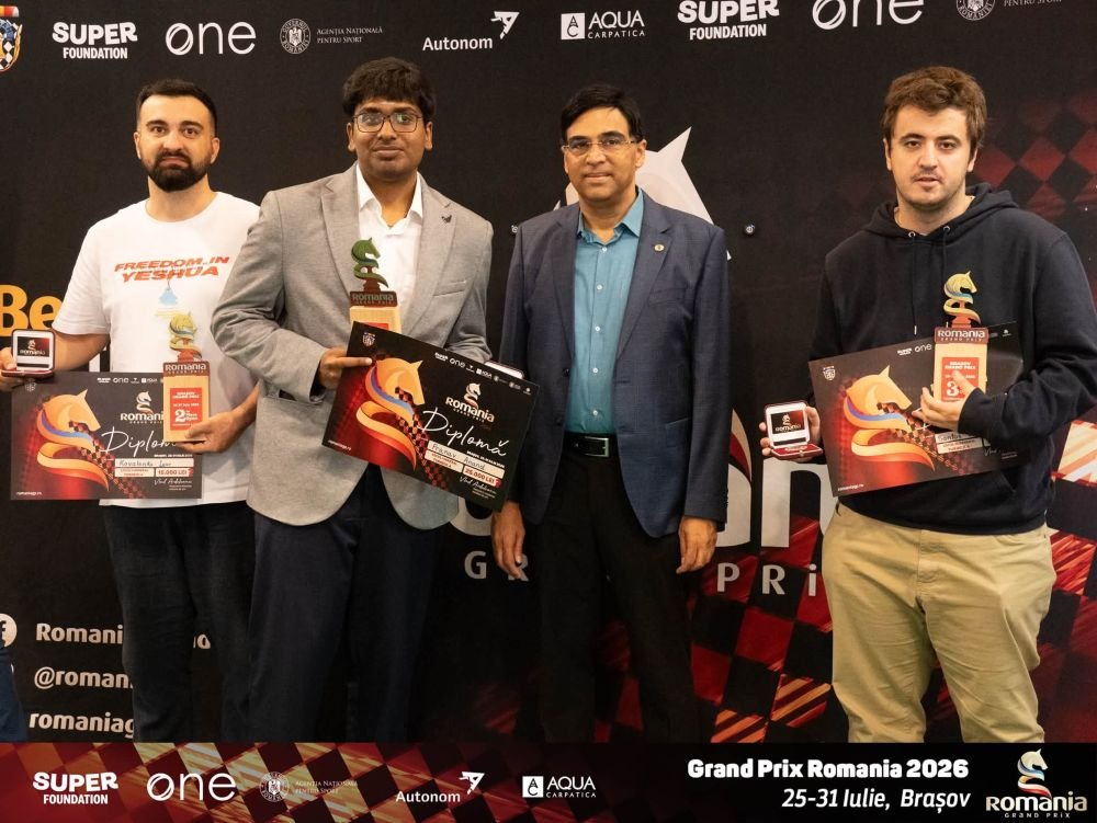 Pranav Anand wins Brasov Grand Prix Classic 2026 with a 2715 performance