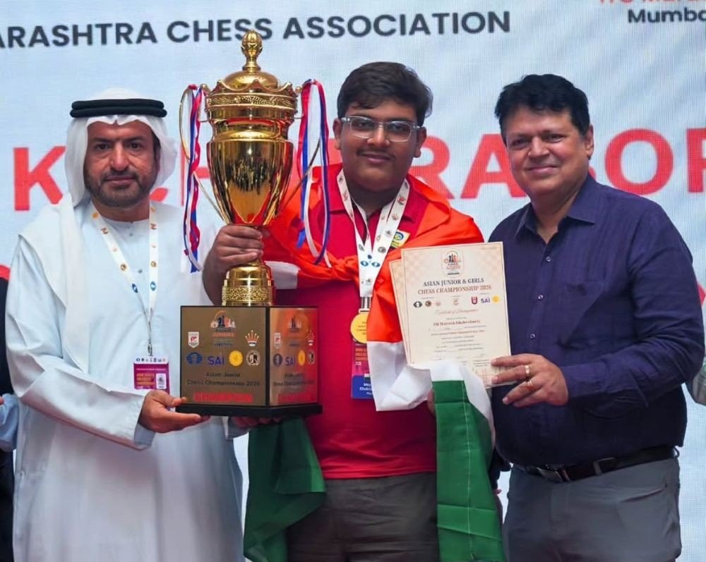 Mayank Chakraborty convincingly clinches Gold at Asian Junior Open 2026, Daksh Goyal Bronze