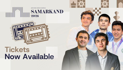 Tickets for the 46th FIDE Chess Olympiad now on sale