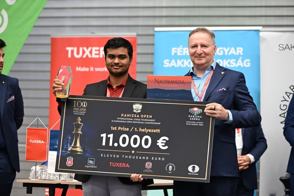 Pranesh prevails at Kanizsa Open 2026