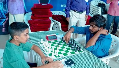 Vignesh N R clear first at V V Balaram Memorial Rating Open 2026