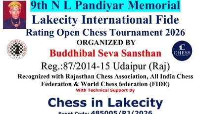 9th N L Pandiyar Memorial Rating Open offers 16.1 Lacs prize fund, starts in less than three weeks