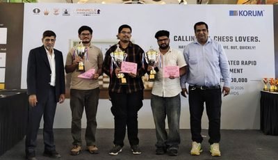 Nikhil Dixit prevails at 5th Pinnacle Rapid Rating Open 2026