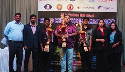 Arpith S Bijoy wins 1st Rotaract RUAS x Children Chess Academy Rapid Rating Open 2026