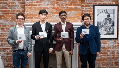 Sindarov, Nakamura, Praggnanandhaa and Caruana set to clash at Clutch Chess Champions Showdown 2026