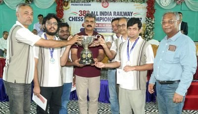 Eastern Railway clear first 38th All India Inter Railway Team Championship 2026