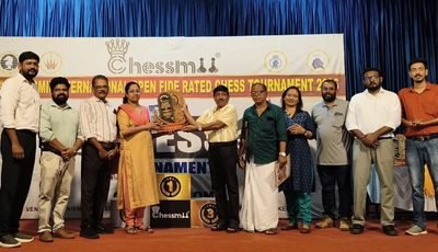 Girinath P D S clear first at 10th Chessmii Rating Open 2026