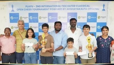 Hrishikesh Kumar Banik wins 2nd Playu Rating Open 2026