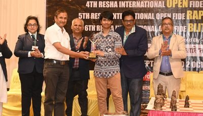 Kaivalya Nagare conquers 5th Resha Rapid Rating Open 2026