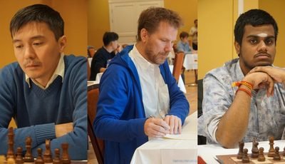 Rinat Jumabayev, Tiger Hillarp and Harshavardhan share first place at Fagernes Autumn GM 2026