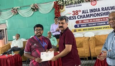 Sayantan Das superb at 38th All India Inter Railway Individual Championship 2026