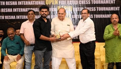 Shriraj Bhosale wins 6th Resha Blitz Rating Open 2026