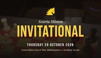 Chess legend Ulf Andersson to play in Stockholm invitational celebrating his 75th birthday